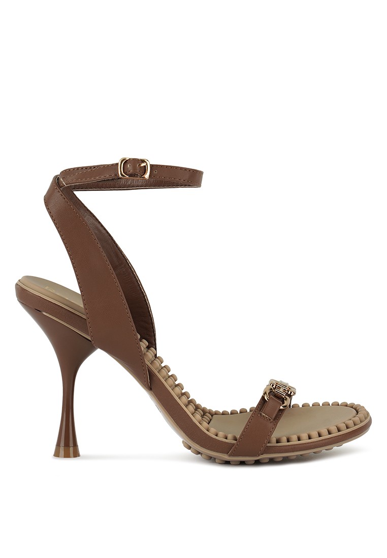 Mocca High Heeled Sandals