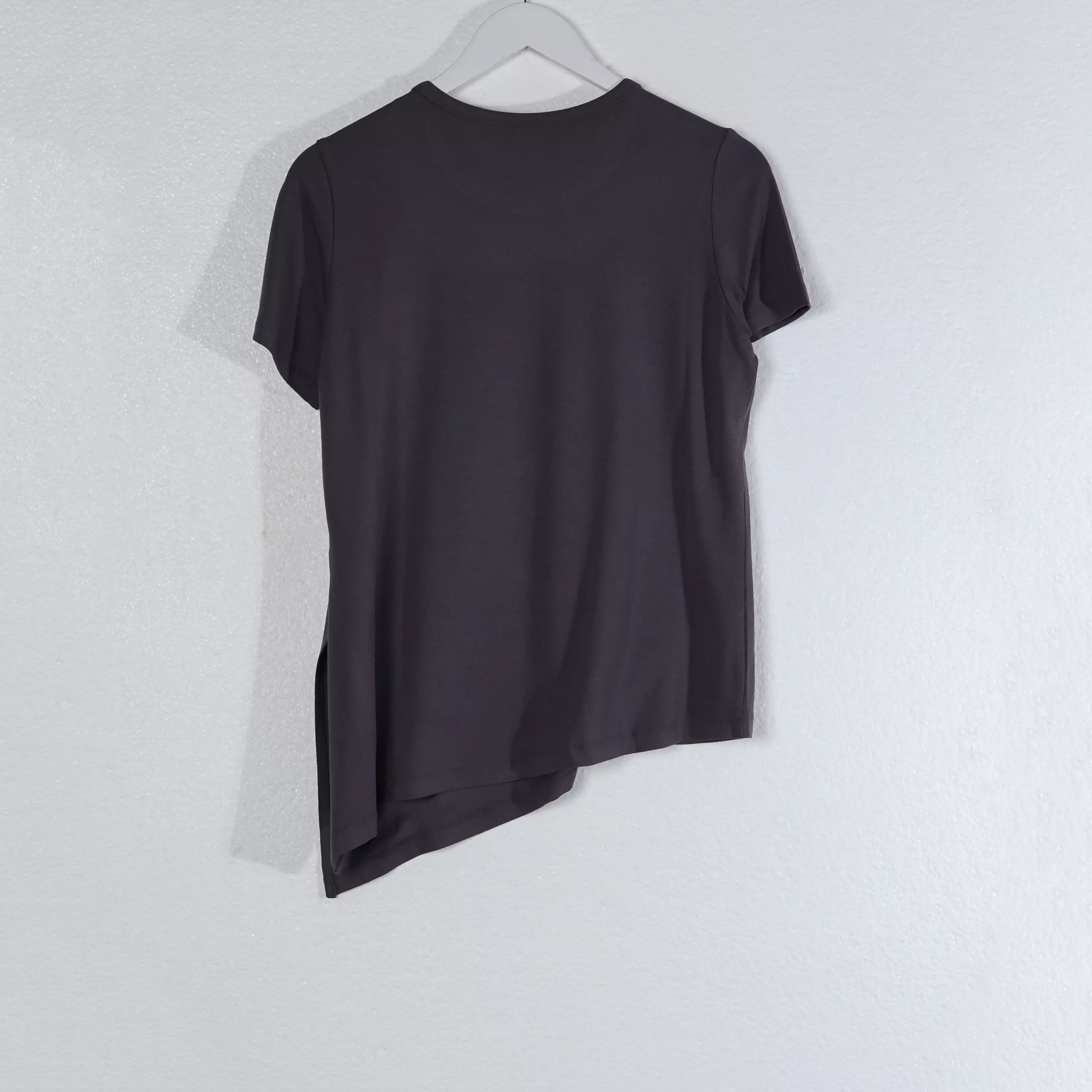 Kaos MARDI MERCREDI ACTIF AIRLIFT FLOWER BROWN GREY SIDE SLIT TSHIRT 100% ORIGINAL