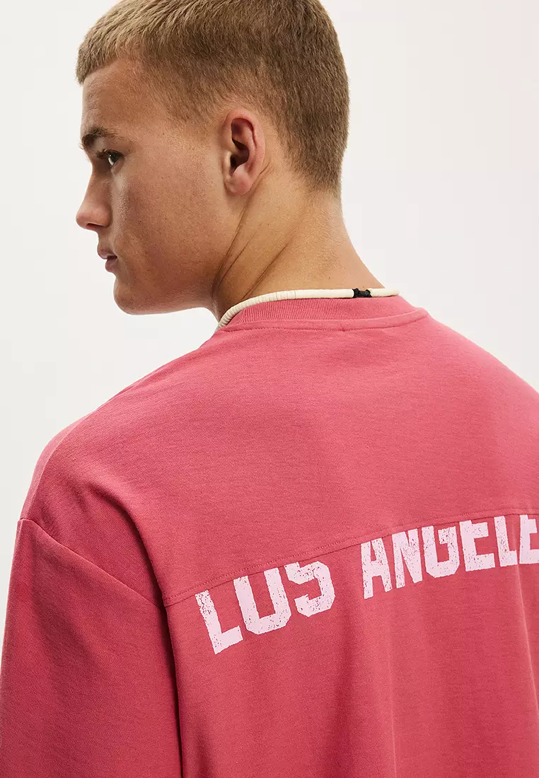 Cropped Fit Graphic T-Shirt