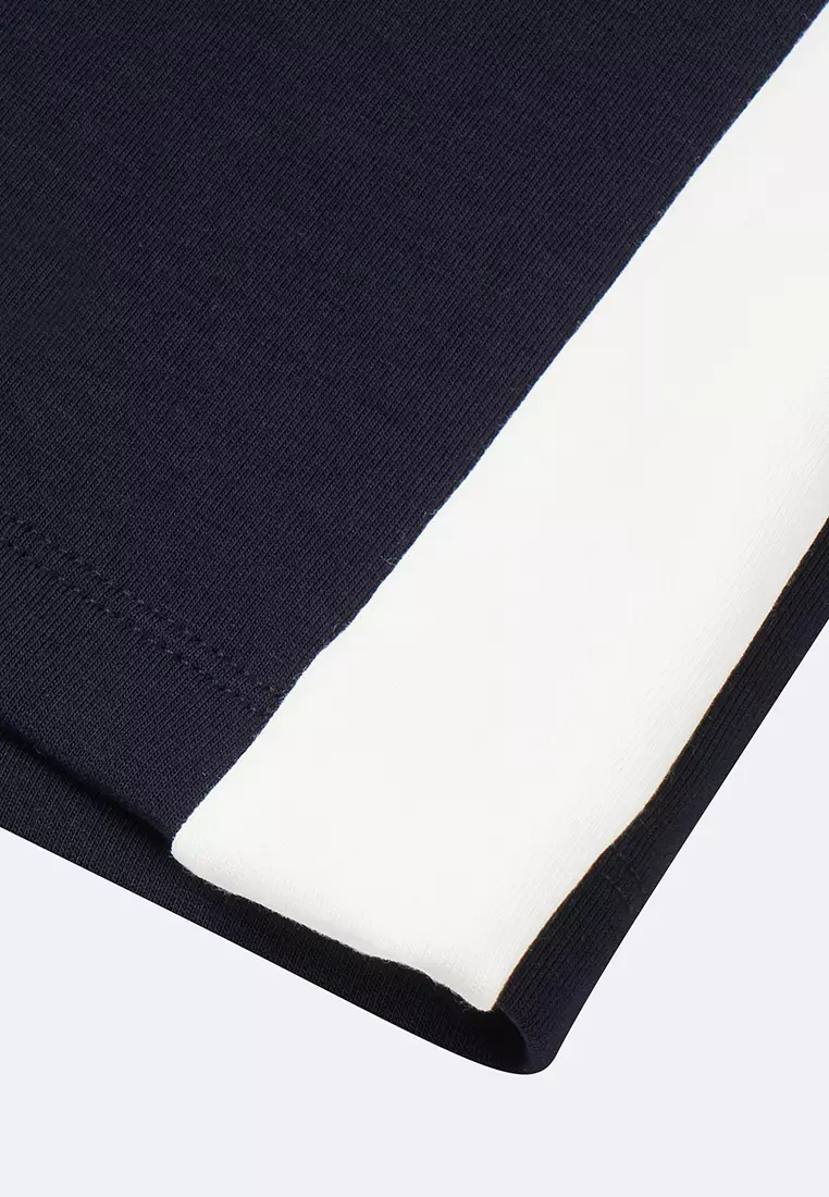 WOMEN'S K-SWISS LOGO SIDE STRIPED MIDI SKIRT