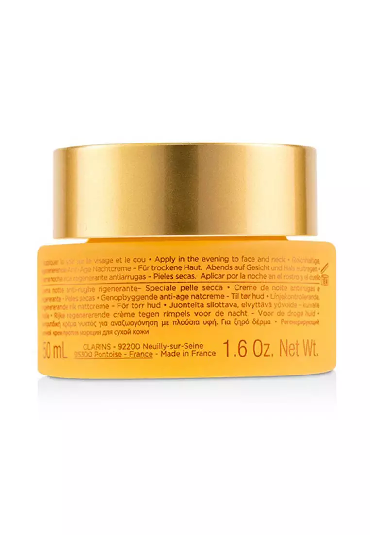 Clarins - Extra-Firming Nuit Wrinkle Control, Regenerating Night Rich Cream - For Dry Skin 50ml/1.6oz