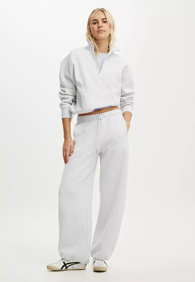 Plush Half Zip Sweatshirt
