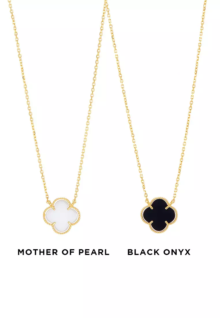 HABIB Mother of pearl Necklace in 585/14K Yellow Gold PALF 81-1
