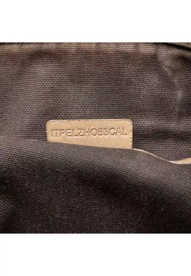Pre-Loved Burberry Smoke Check Coated Canvas Gilmoure Satchel