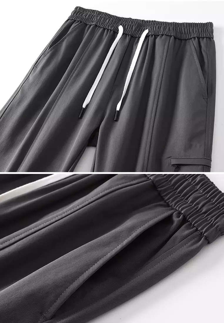 Drawstring Slim Jogger Pants
