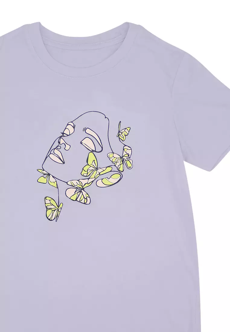 Ladie's Graphic T-shirt "Butterfly Woman"