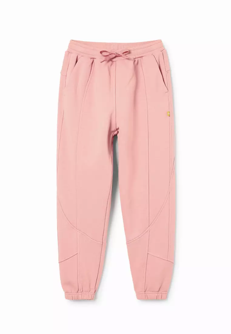 Desigual Girl Seamed jogger trousers.