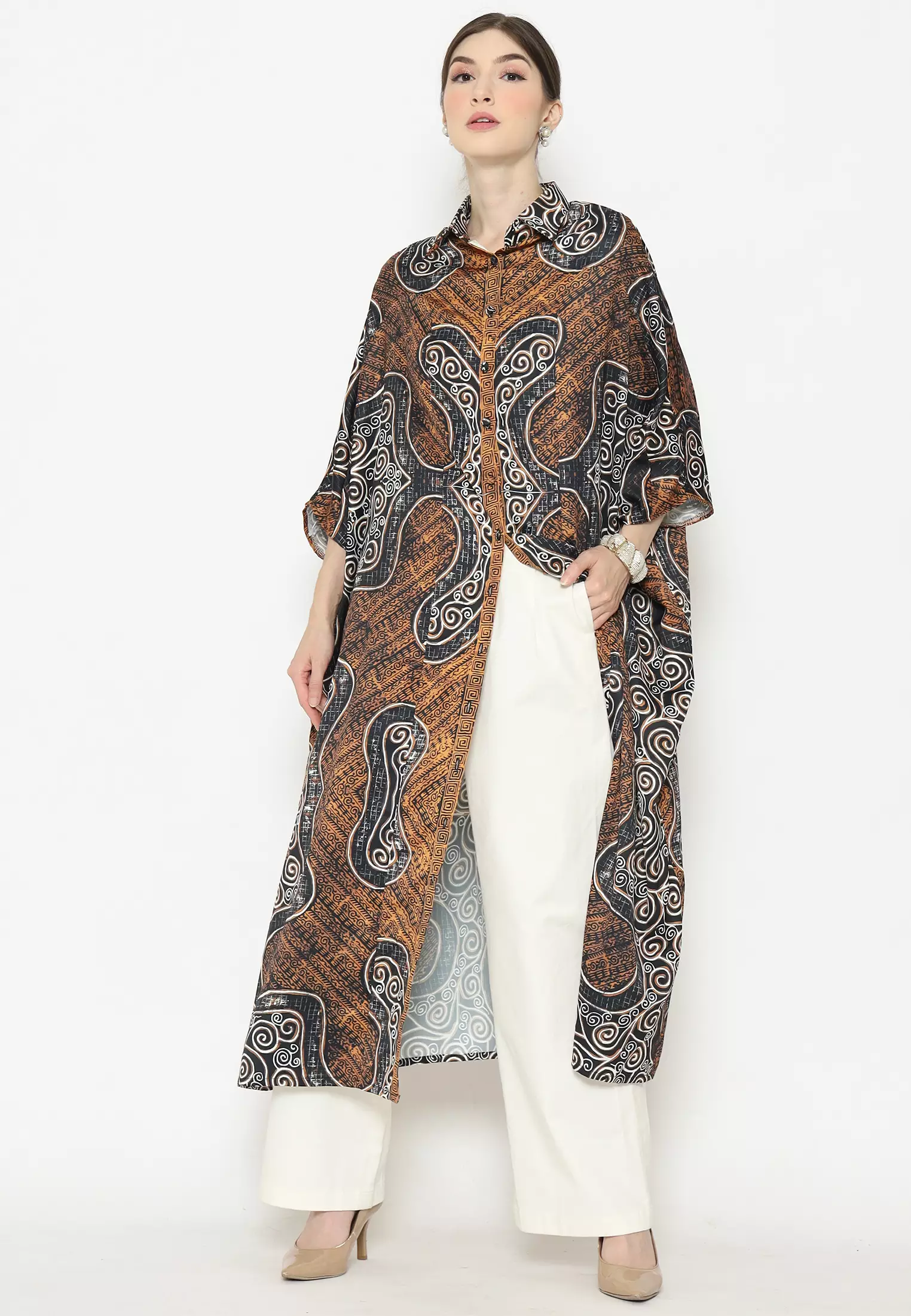 Kanzi Collared Kaftan