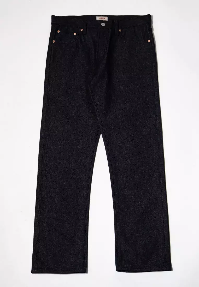 Used 1968 - 13oz Celana Panjang Pria Denim Selvedge Slim Straight Cut