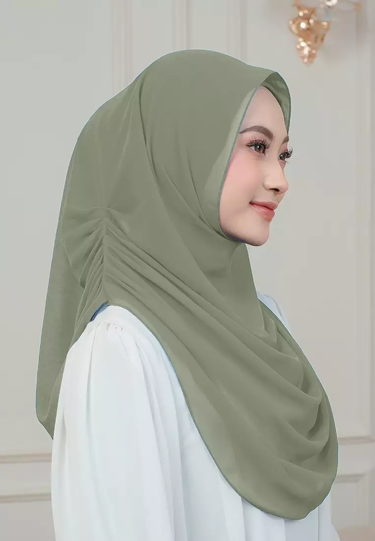 HIJAB INSTAN AURORA - DUSTY SAGE