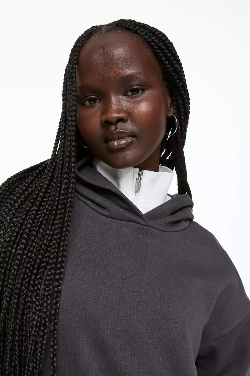 Hooded dress h&m clearance
