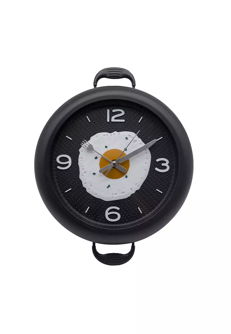 Buy At Home Braiser Pan Egg Silent Wall Clock 2023 Online ZALORA