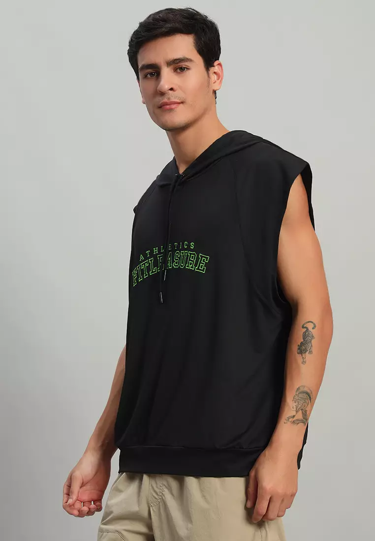 Men's Athletics Sleeveless Oversized Hoodie