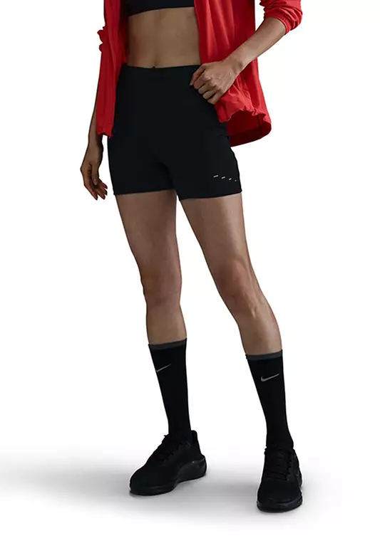Women's Swift High-Waisted 4" Tight Running Shorts With Pockets