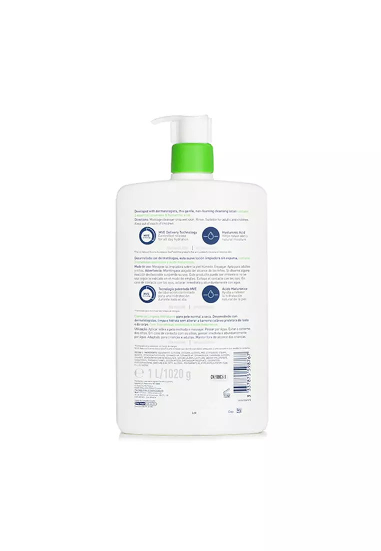 CERAVE - Hydrating Cleanser For Normal to Dry Skin 1000ml/33.8oz