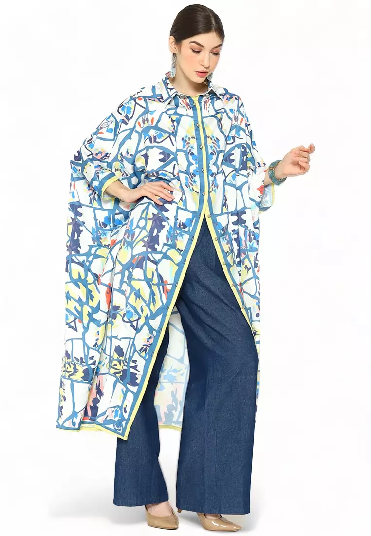 Kanzi Collared Kaftan