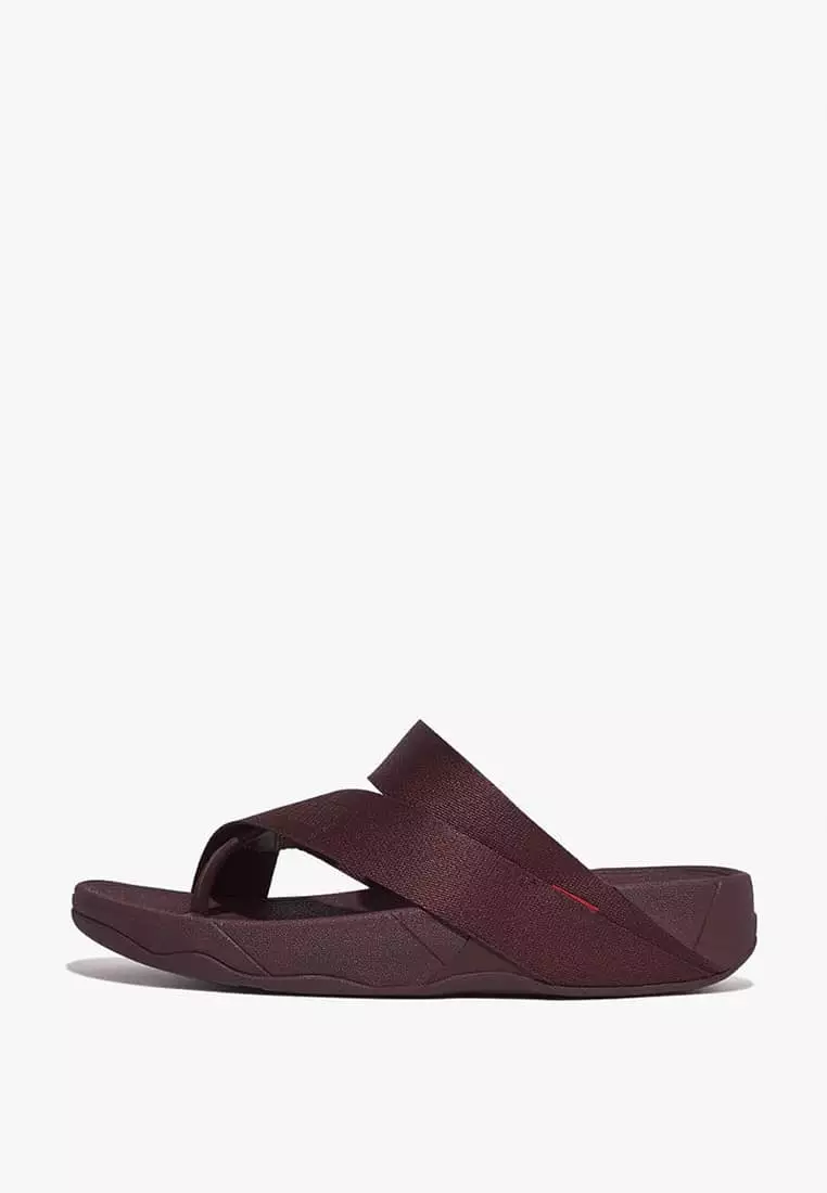 Discount on Fitflop  shoes - SKU: Fitflop Sling Toe-Post Sandals Ds7-A78- Raisin Purple