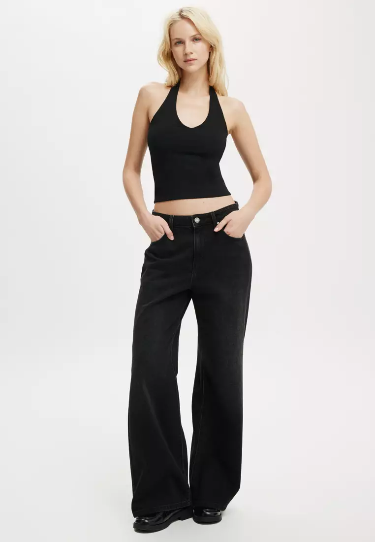 All Day V Neck Halter Top