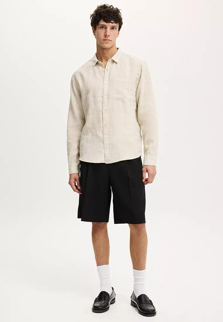 Relaxed Linen Long Sleeves Shirt