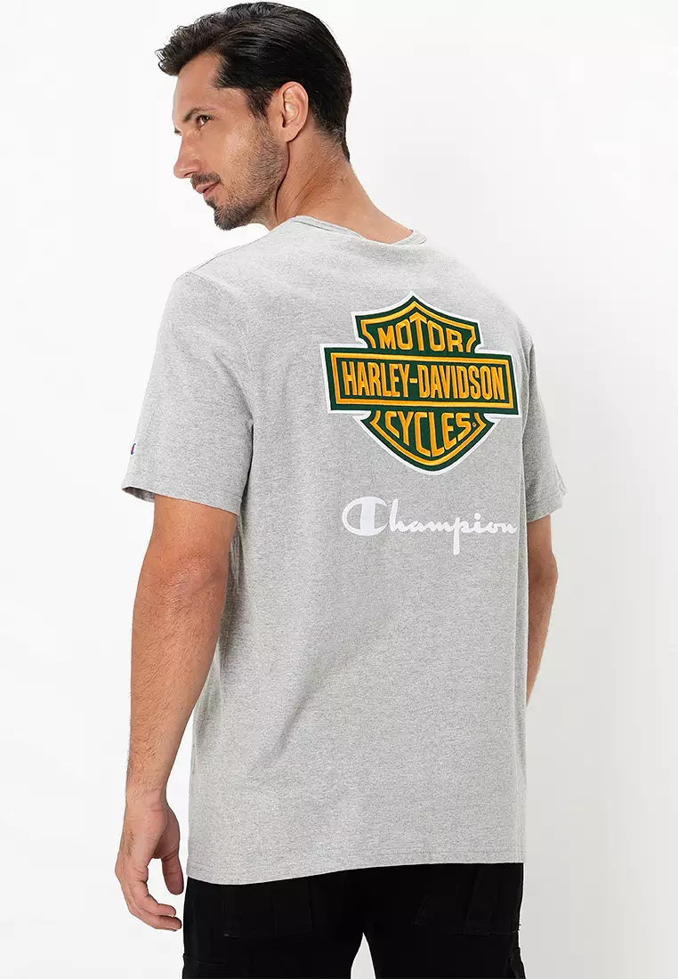 Champion x Harley-Davidson ファナティックTシャツ Champion x Harley-Davidson® Fanatic Black & Silver T-shirt