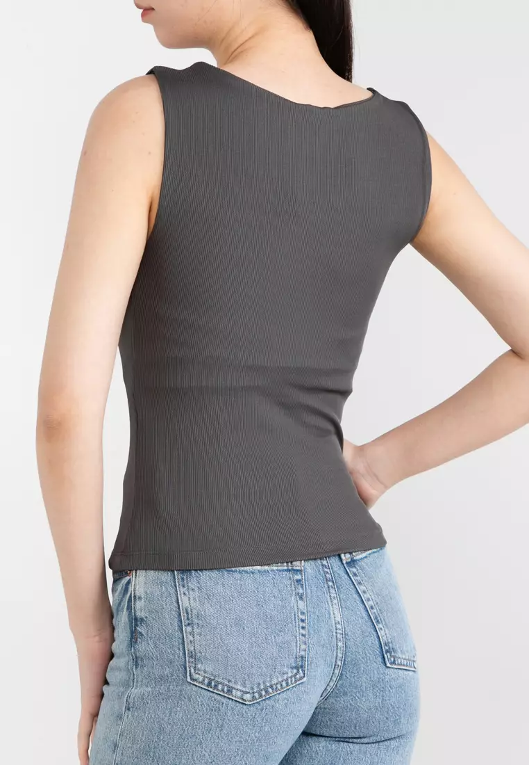 Clare Sleeveless Asymmetric Top