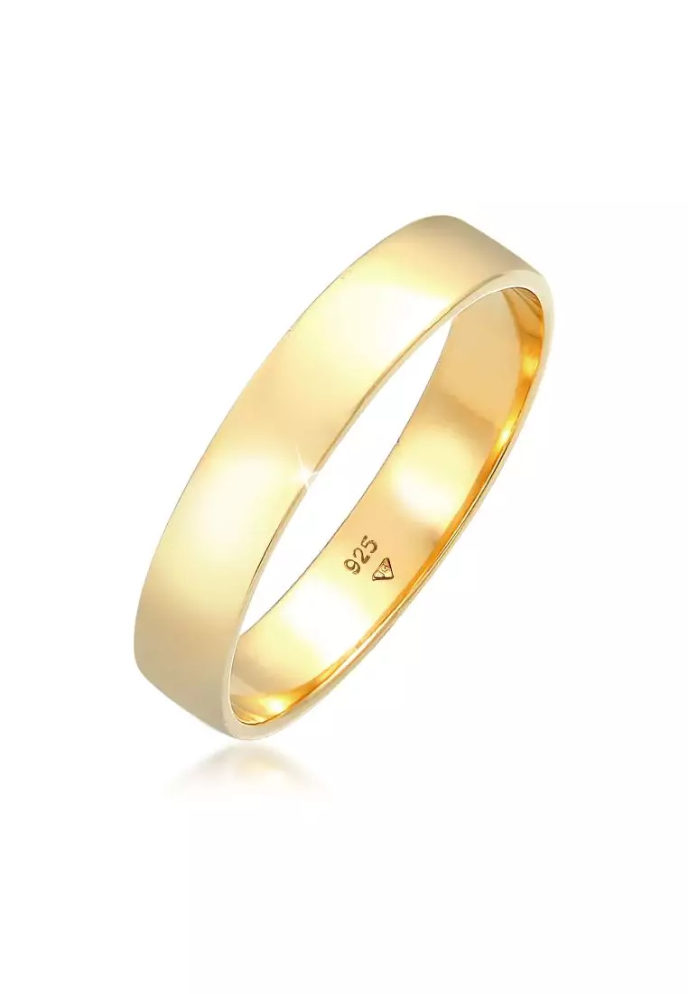 Buy Kuzzoi Ring Men Band Minimal Basic Friendship in 925 Sterling