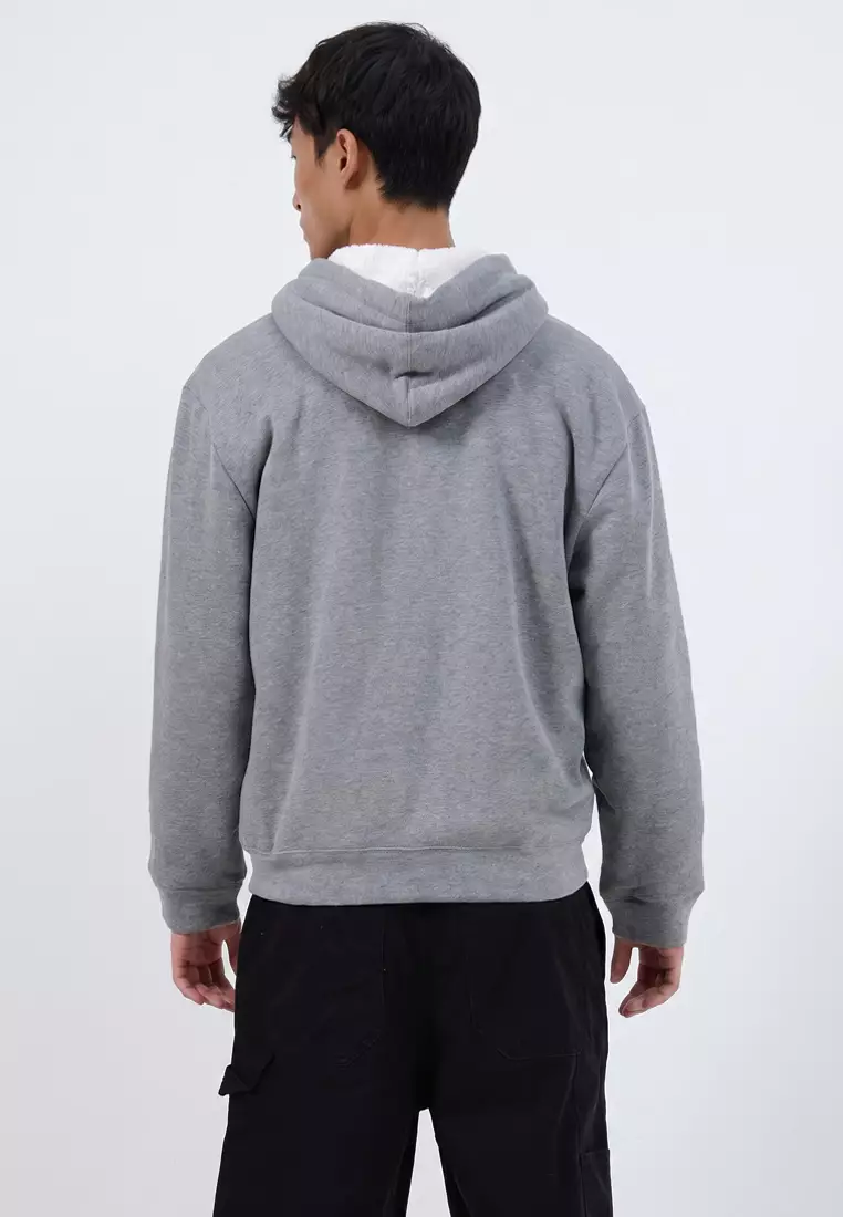 Arch Sherpa Zip Hoodie
