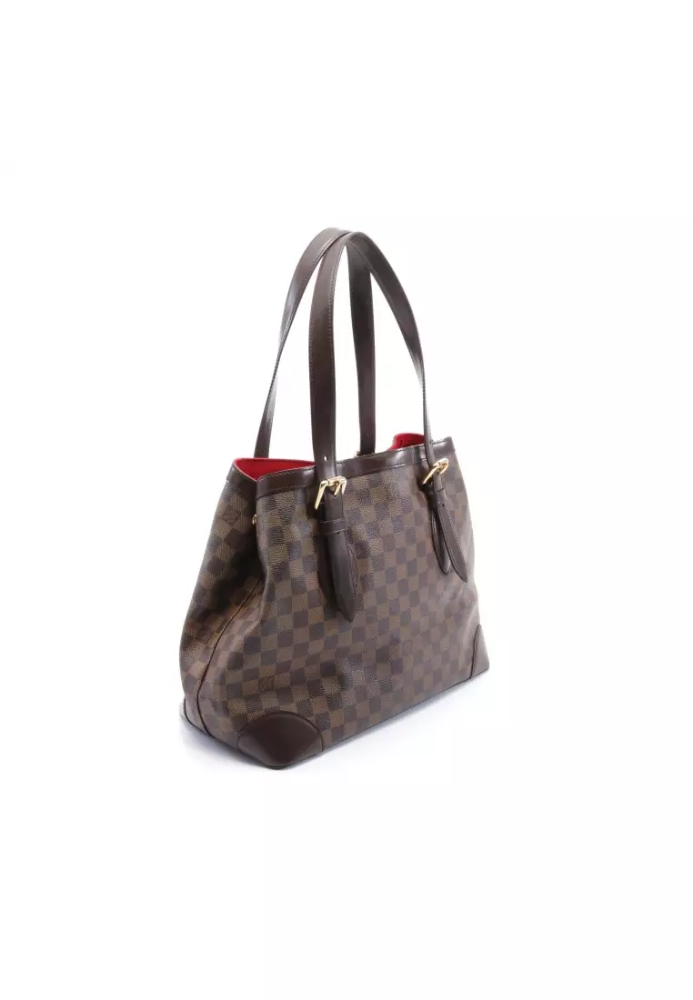 Buy Louis Vuitton Pre-loved LOUIS VUITTON Hampstead MM Damier ebene  Shoulder bag tote bag PVC leather Brown 2023 Online