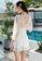 A-IN GIRLS white Sexy Gauze One-Piece Swimsuit D2D40USC423A73GS_2