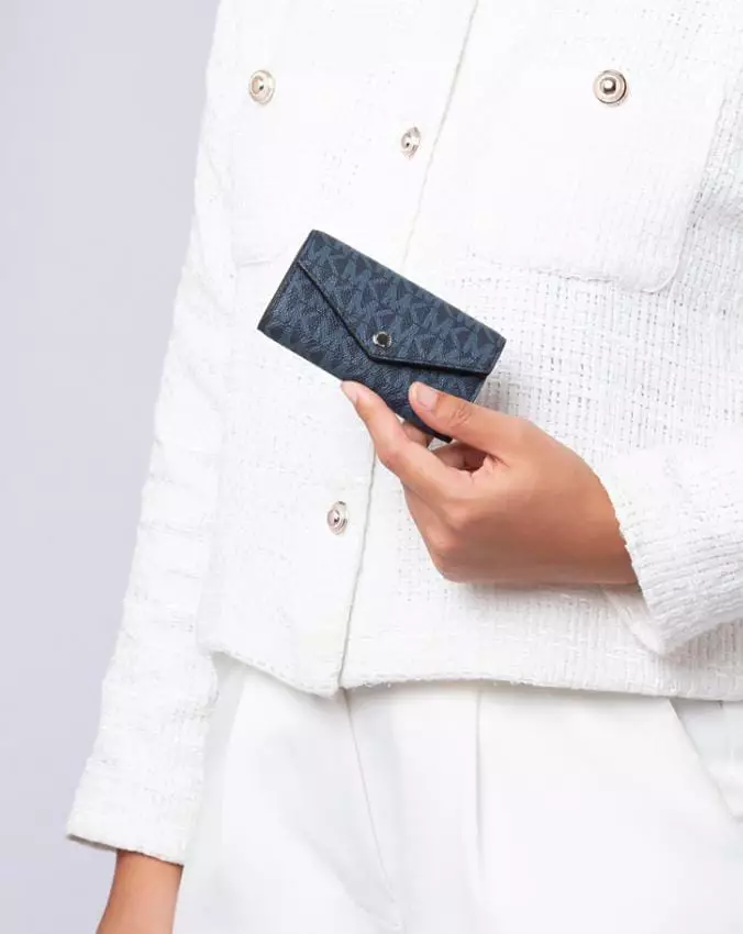 36U9LGFK1B Michael Kors Key holder  Sign Blue 