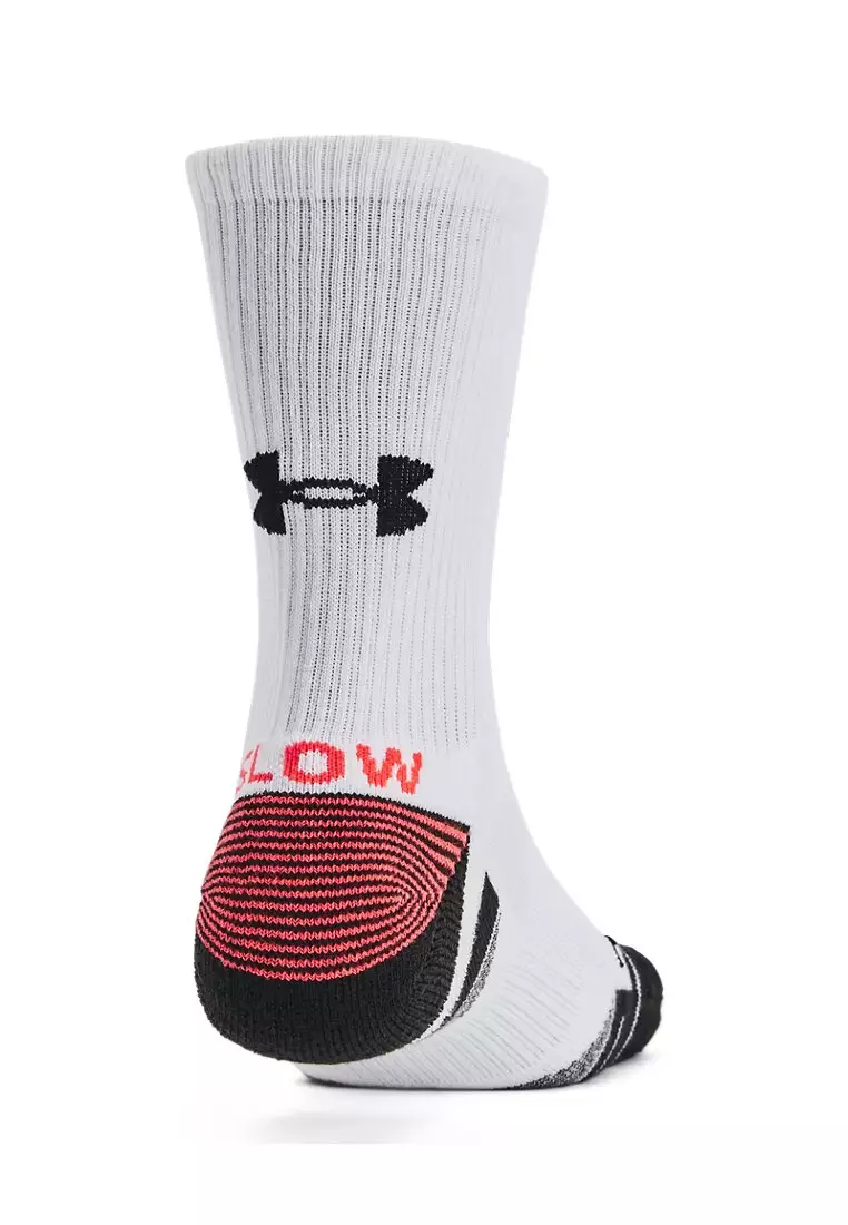 Under Armour Unisex UA Performance Tech SlipSpeed™ 2-Pack Crew Socks
