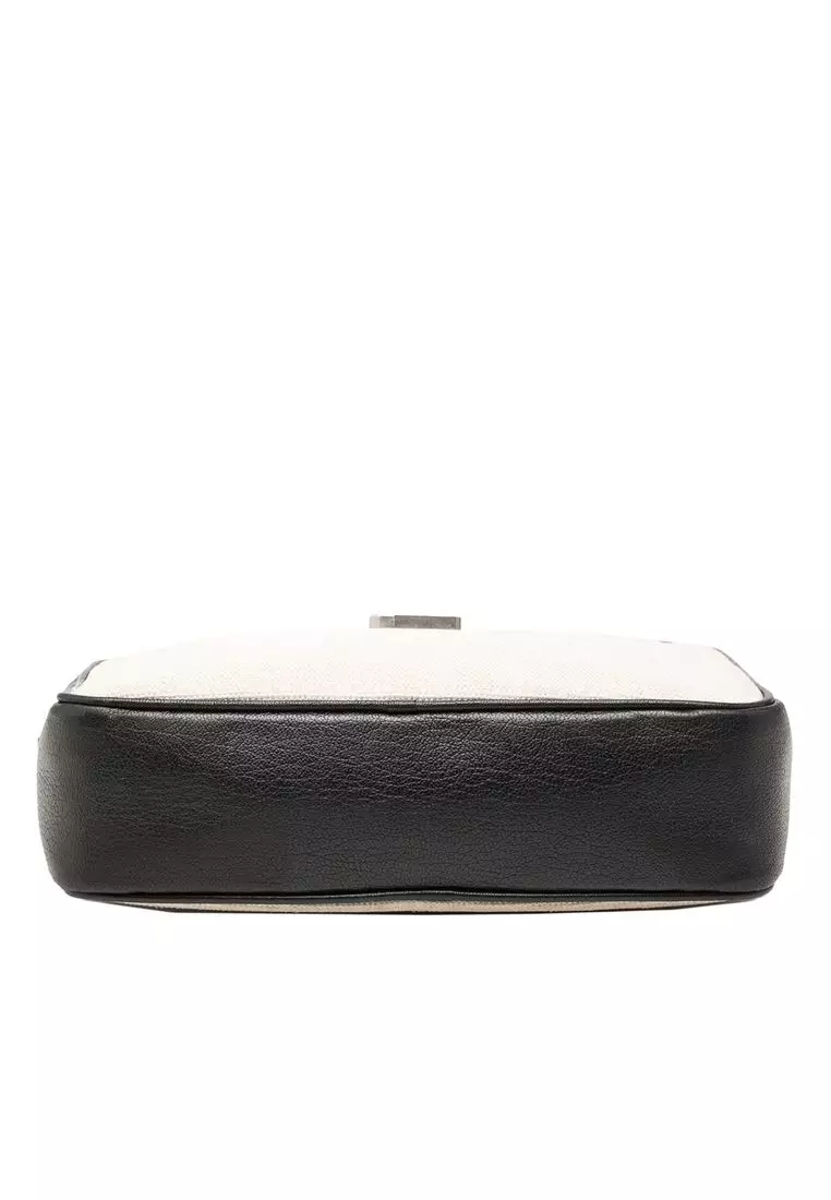 Pre-Loved Saint Laurent Canvas Monogram Lou Camera Bag