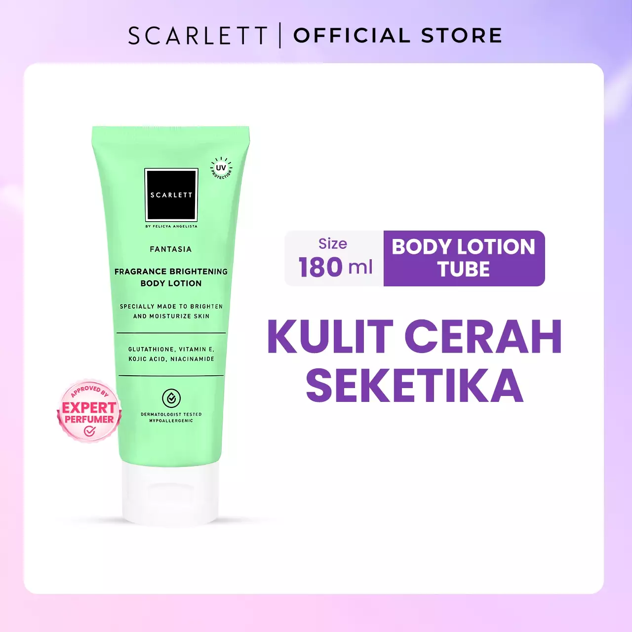 Scarlett Whitening Body Lotion Fantasia Tube