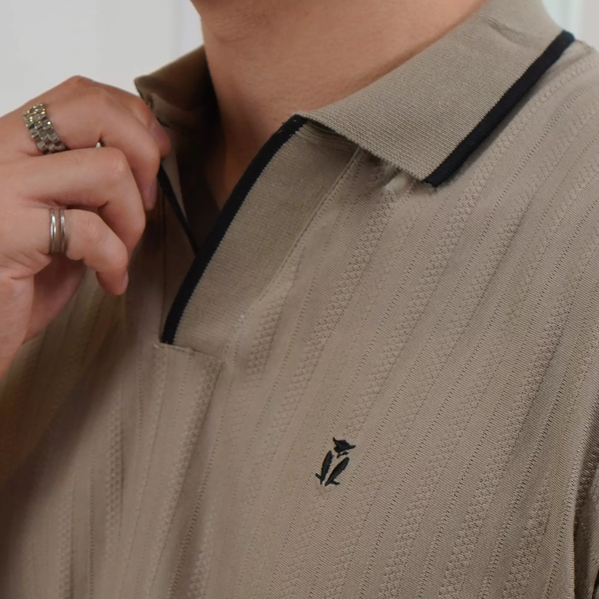 MATSUDA Kaos Polo Shirt Pria Kerah Takizawa