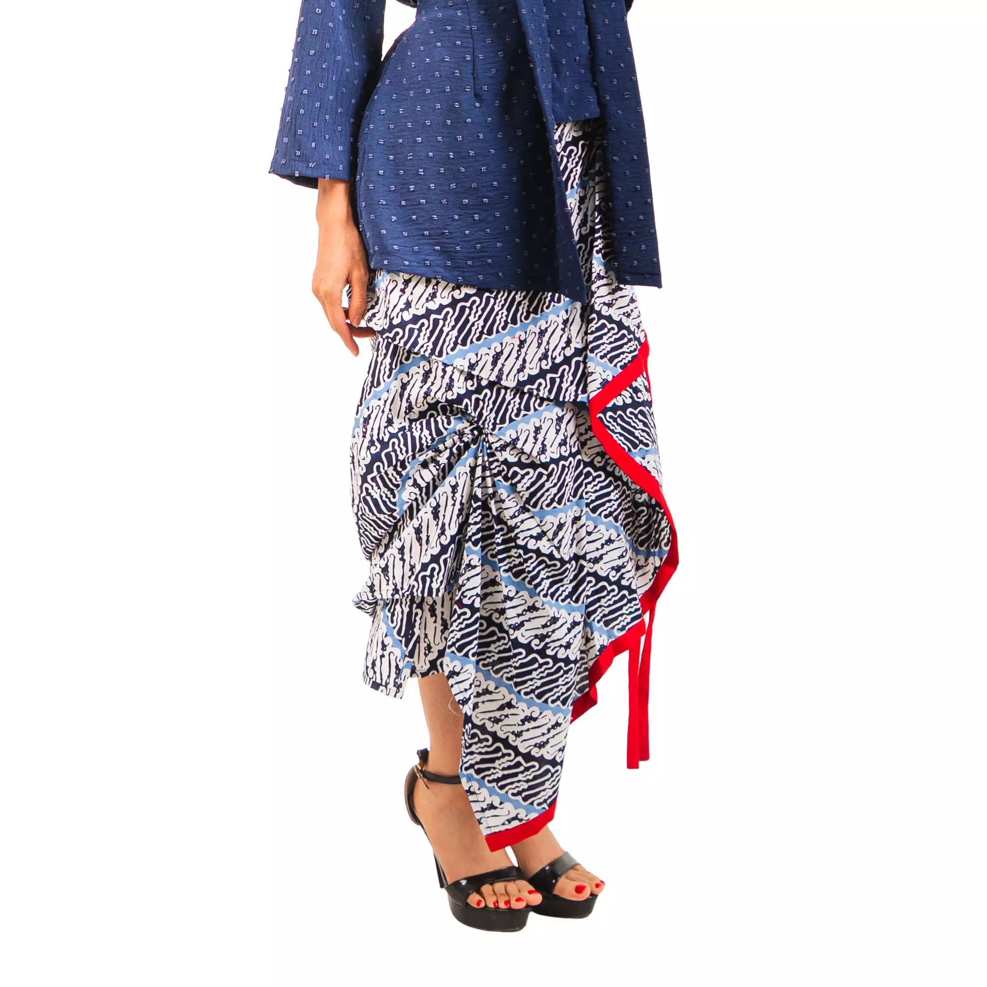 Rok Lilit Batik Wanita - Bawahan Batik - Bhatara Batik Nusantara Skirt - Rok Batik Etnik Modern