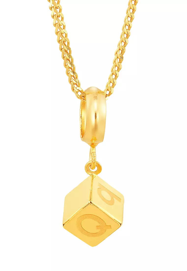 Gold clearance q pendant