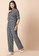 Indya blue Striped Cotton Crop Shirt and Belted Pyjama Set 83856AA2B3B44CGS_3