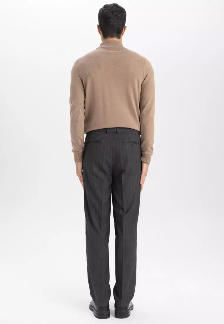 Pinstripe Suit Trousers