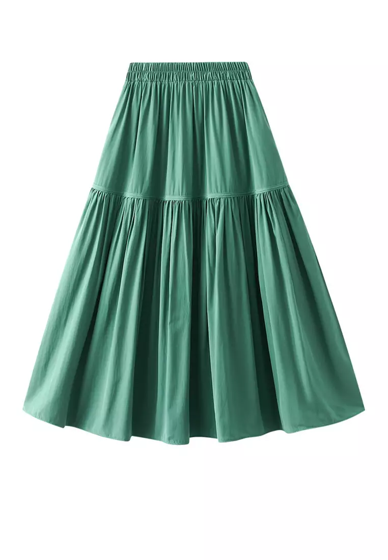 Green maxi skirt 60 new arrivals
