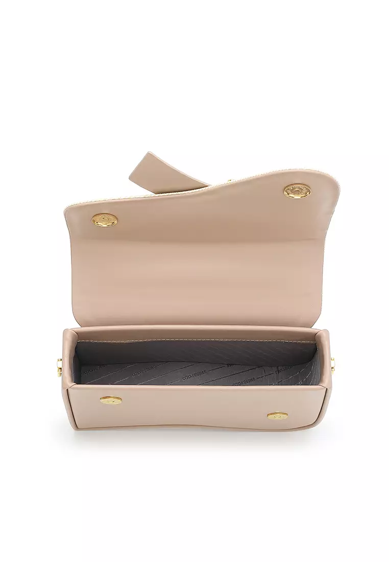 Women's Top Handle Bag / Sling Bag / Crossbody Bag - Khaki