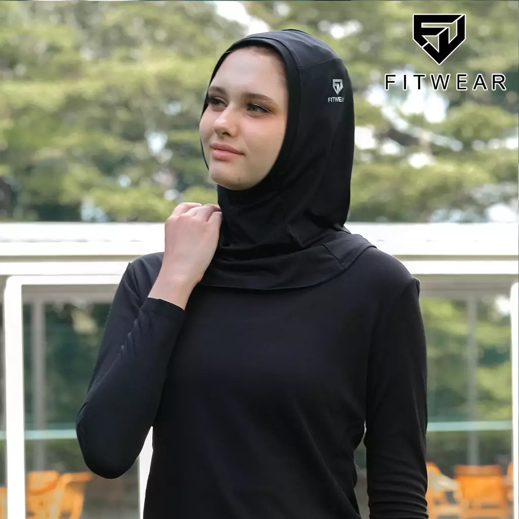 Fitwear Kerudung / Jilbab Olahraga Wanita MARYAM BREATHABLE HIJAB SPORT 