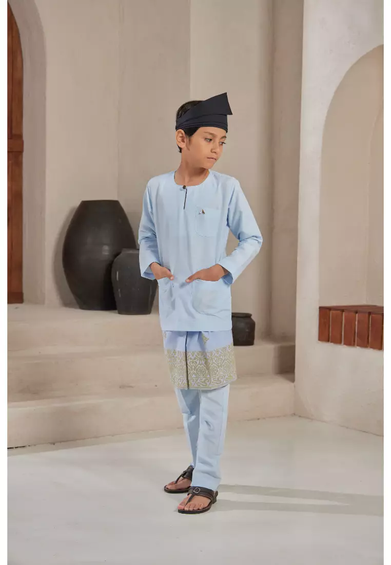 Baju Melayu Moden Teluk Belanga For Kids