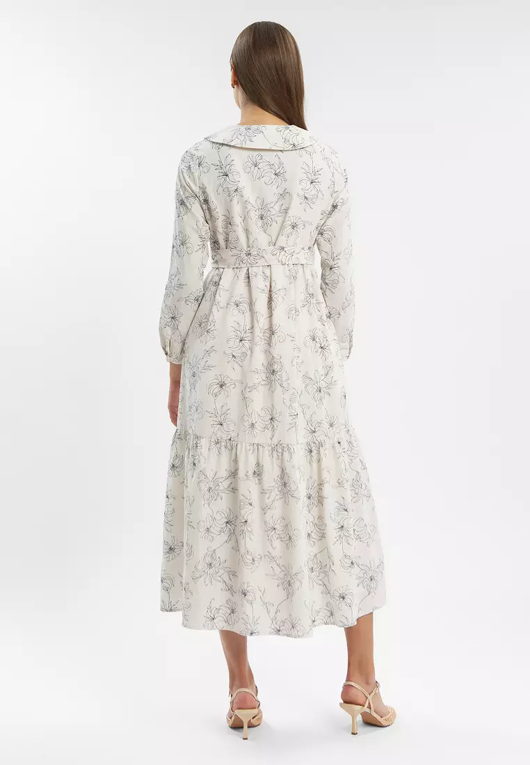 Minimal Derria Dress Ivory