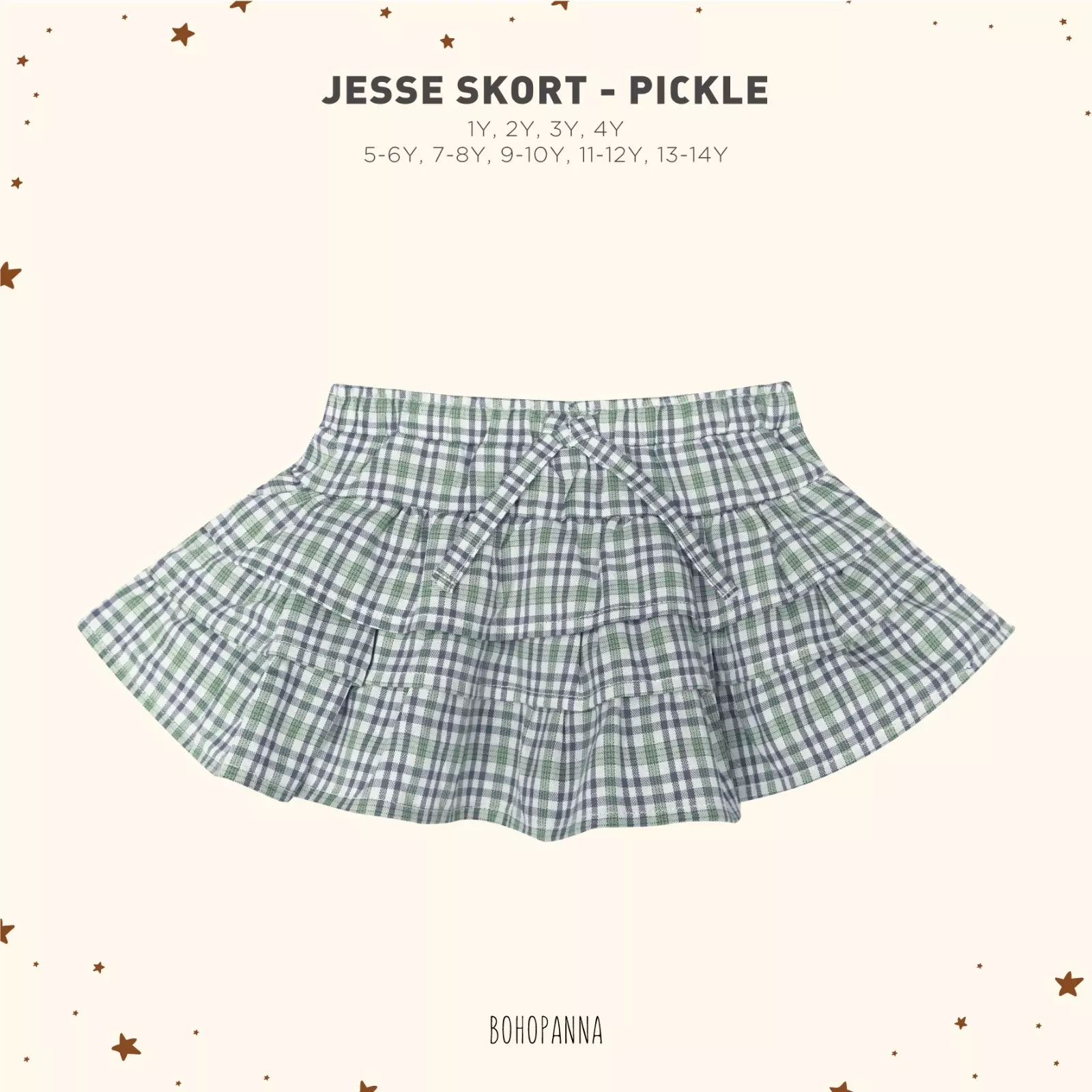 BOHOPANNA - JESSE SKORT - CELANA ANAK PEREMPUAN