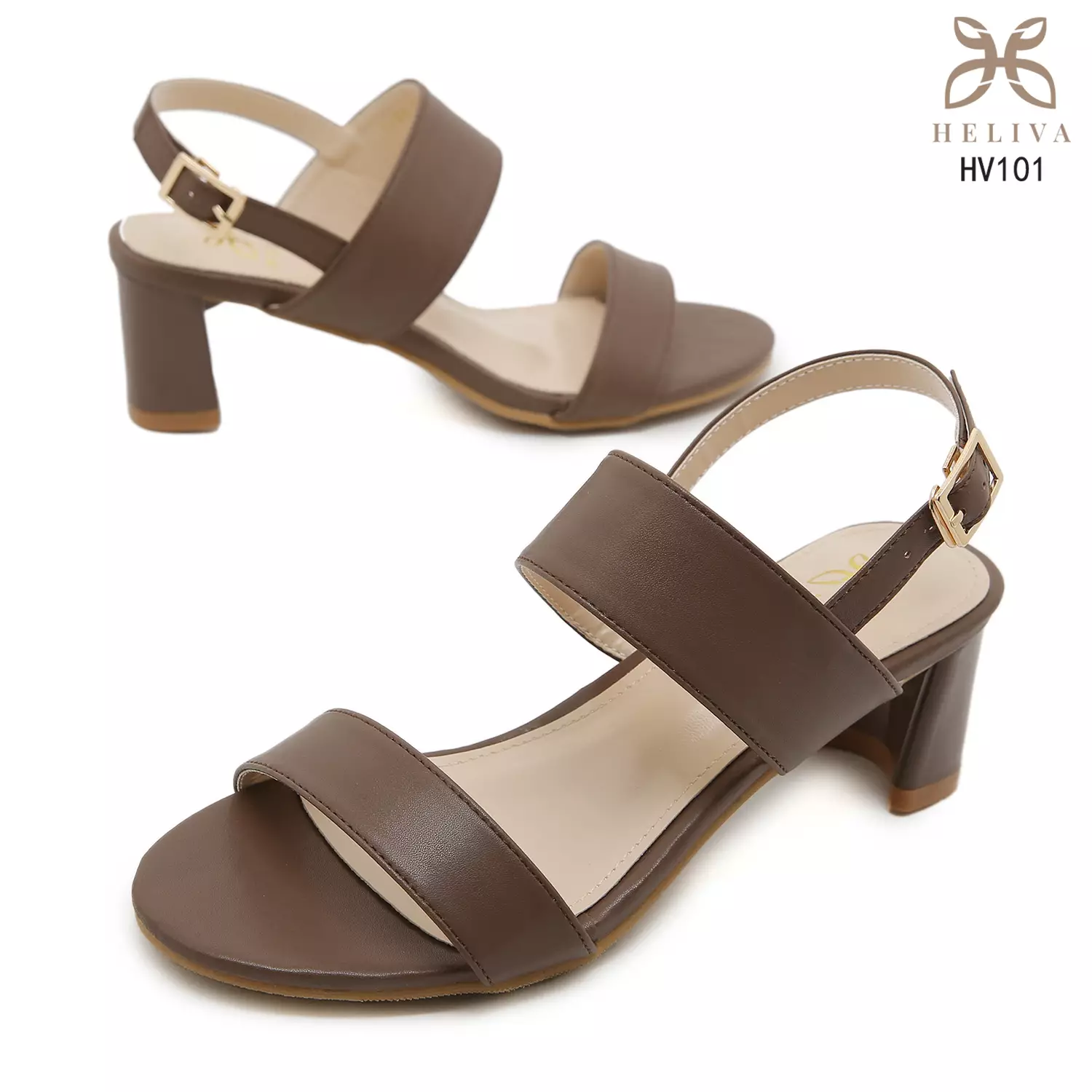 HELIVA CATERINA Sandal Heels Wanita Hak 5.5cm HV101