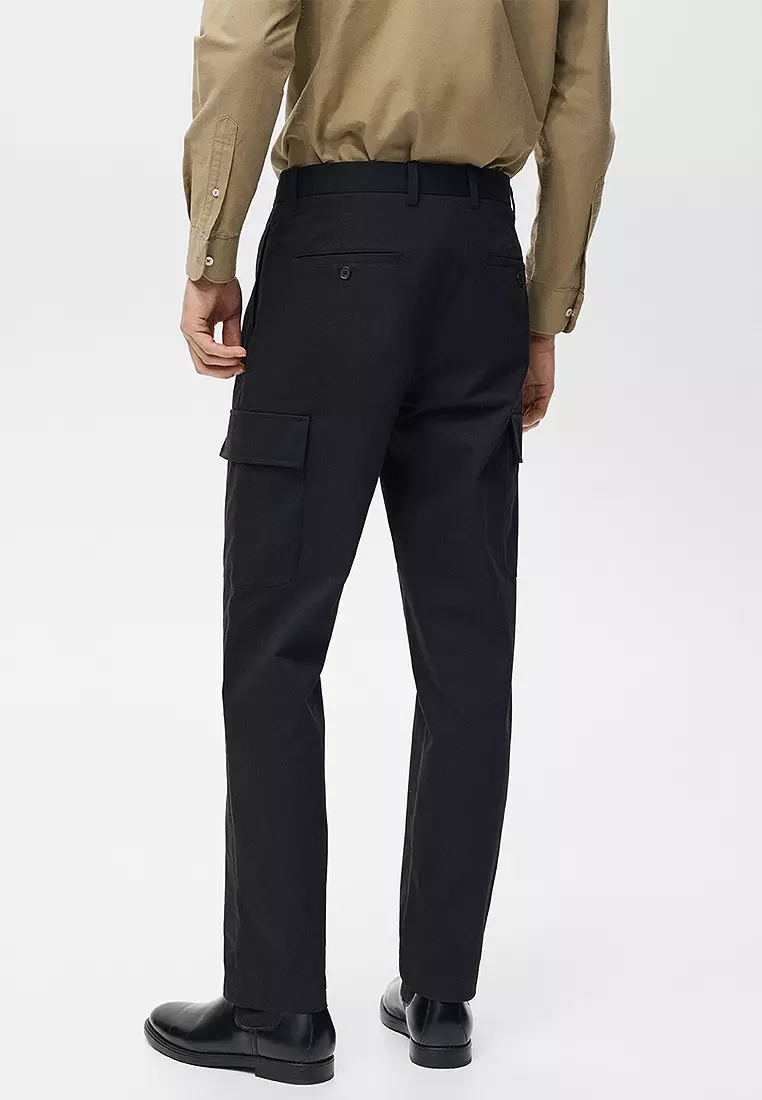 標準剪裁棉工裝褲