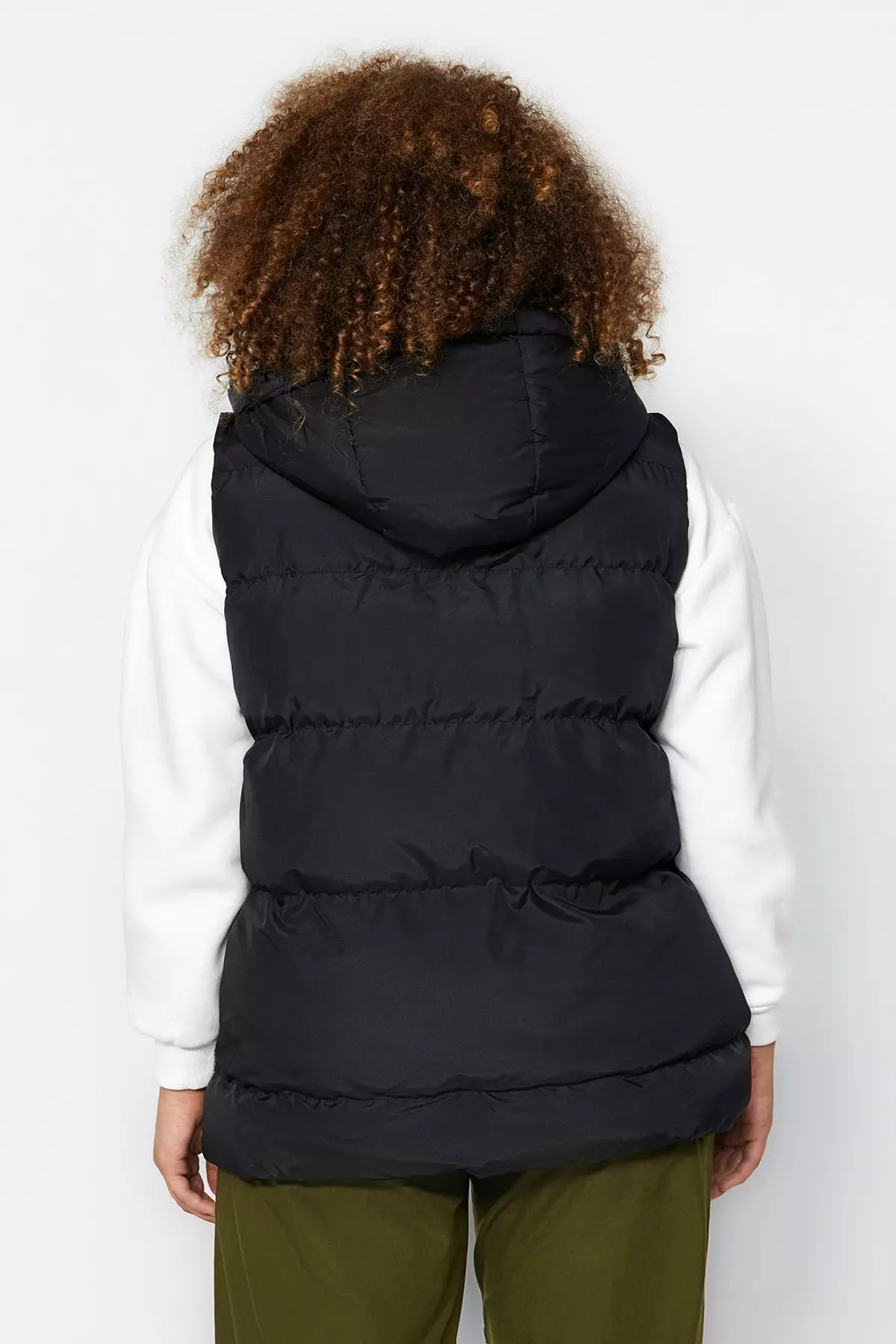 Quilted vest women's plus on sale size