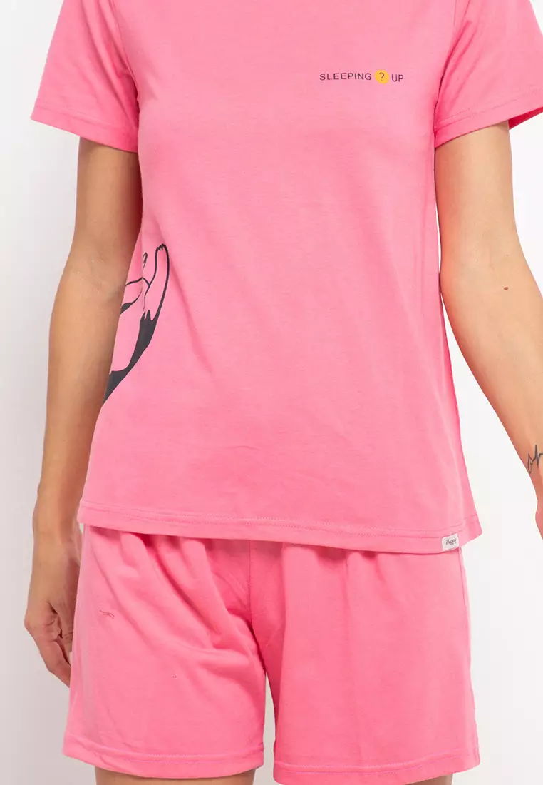 Pyjama Pijama Short Sleeve Short Pants Sleepwear