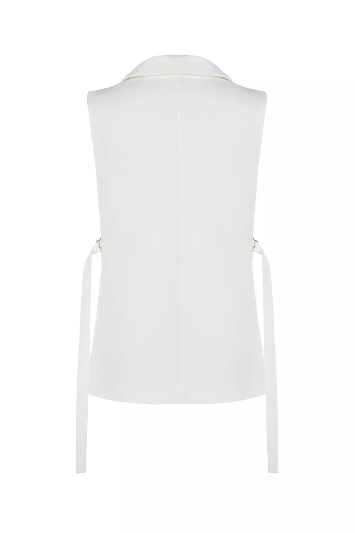 Na.e♡新品タグ付きStandard Wool Vest(white) Vest with linen blend Color cream - RESERVED - 253FT-01X