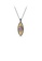 Glamorousky silver 925 Sterling Silver Plated Black Fashion Vintage Hollow Gold Geometric Pendant with Amethyst and Necklace 277CDAC1A50BF5GS_1